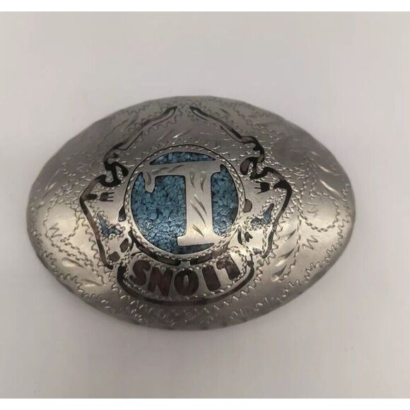 Vintage Lions International Belt Buckle 1970's - Picture 3 of 7